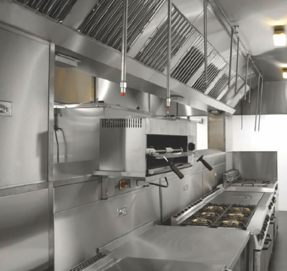 commercial kitchen exhaust hood